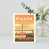 Carte Postale Vintage Omaha Nebraska (Debout devant)