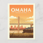 Carte Postale Vintage Omaha Nebraska (Devant)