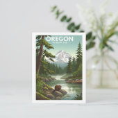 Carte Postale Vintage Oregon (Debout devant)