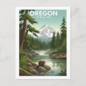Carte Postale Vintage Oregon (Devant)