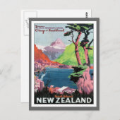 Carte Postale Vintage Otago Nouvelle-Zélande (Devant / Derrière)