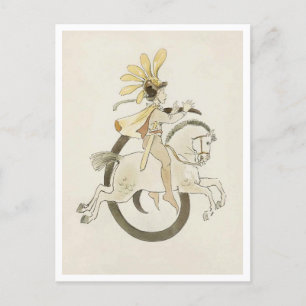 Carte Postale Vintage Ottilia Adelborg Numéro floral - 6