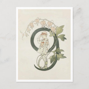 Carte Postale Vintage Ottilia Adelborg Numéro floral - 9