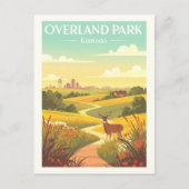 Carte Postale Vintage Overland Park Kansas (Devant)
