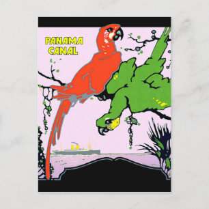 Carte Postale Vintage Panama Canal Travel