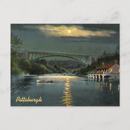 Carte postale Vintage Panther Hollow Lake (Devant)