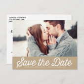 CARTE POSTALE VINTAGE PAPIER RUSTIQUE PHOTO SAVE T (Devant / Derrière)