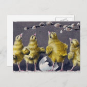 Carte postale Vintage Pâques (Devant / Derrière)