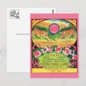 Carte postale vintage Paquet Firecracker (Devant / Derrière)