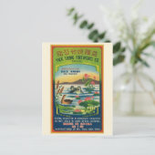 Carte postale vintage Paquet Firecracker (Debout devant)