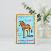 Carte postale vintage Paquet Firecracker (Debout devant)