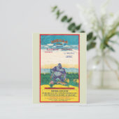 Carte postale vintage Paquet Firecracker (Debout devant)