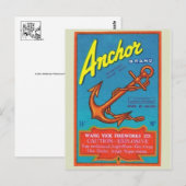 Carte postale vintage Paquet Firecracker (Devant / Derrière)