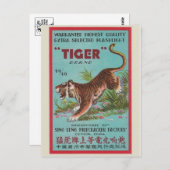 Carte postale vintage Paquet Firecracker (Devant / Derrière)