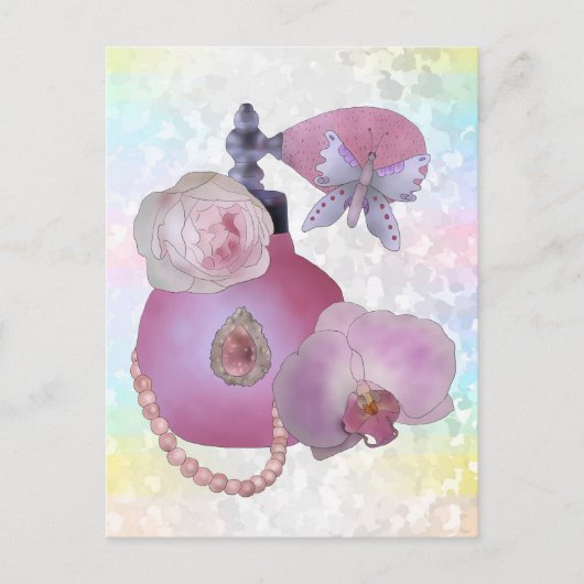 Carte Postale Vintage Parfüm   (Devant)