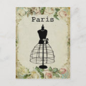 Carte Postale Vintage Paris (Devant)