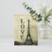 Carte Postale Vintage Paris Collage (Debout devant)