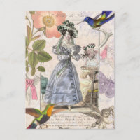 Vintage Paris Fashion Collage Oh La La !