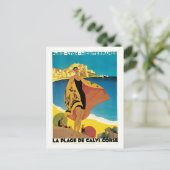 Carte Postale Vintage Paris Lyon Méditerranée Travel (Debout devant)