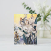 Carte Postale Vintage Pastel Blue Faires (Debout devant)