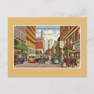 Carte Postale Vintage Peachtree Street Atlanta GA