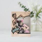 Carte postale Vintage Péché Mortel Avarice  (Debout devant)