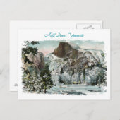 Carte postale Vintage Peinte demi-Dôme (Devant / Derrière)