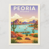 Carte Postale Vintage Peoria Arizona (Devant)