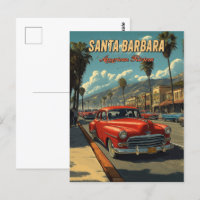 Vintage Père Noël Barbara, Californie