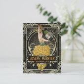 Carte postale vintage Perrier Champagne (Debout devant)