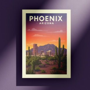 Carte Postale Vintage Phoenix Arizona