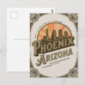 Carte Postale Vintage Phoenix Arizona (Devant / Derrière)