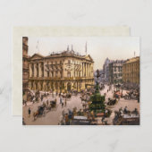 Carte Postale Vintage Piccadilly Circus Londres Angleterre (Devant / Derrière)