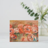 Carte Postale Vintage Pierre Auguste Renoir bleu rose (Debout devant)
