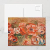 Carte Postale Vintage Pierre Auguste Renoir bleu rose (Devant / Derrière)