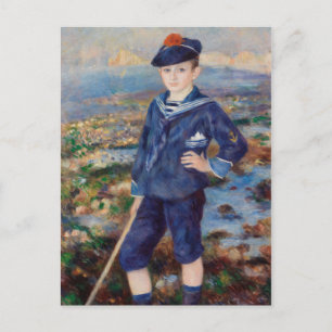 Carte Postale Vintage Pierre Auguste Renoir Sailor Boy