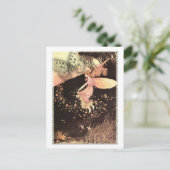 Carte postale vintage Pink Dreams Fairy (Debout devant)