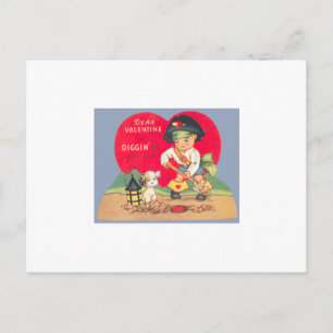 Carte postale vintage Pirate V Day