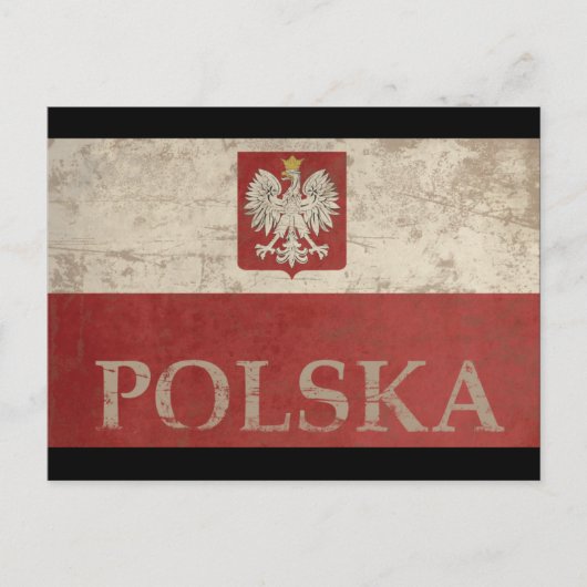 Carte Postale Vintage Polska (Devant)