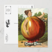 Carte postale vintage : Pomme (Devant / Derrière)