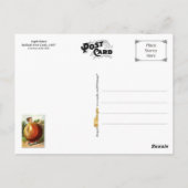 Carte postale vintage : Pomme (Dos)