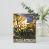 Carte Postale Vintage Portofino Italie (Debout devant)