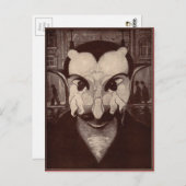 Carte postale vintage pour diabolique (Devant / Derrière)