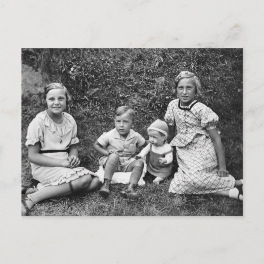 Carte postale vintage pour enfants (Devant)