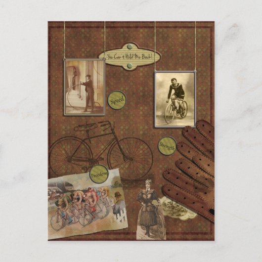 Carte postale vintage pour le recyclage (Devant)