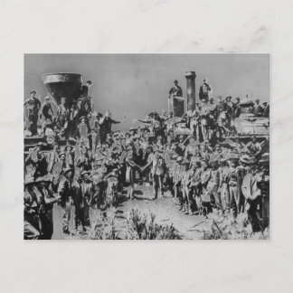 Carte postale vintage pour les travailleurs du fer