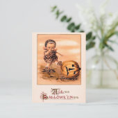 Carte postale vintage pour l'Halloween (Debout devant)