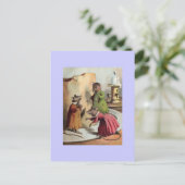 Carte postale vintage pour vêtements (Debout devant)