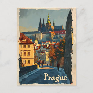 Carte postale vintage Prague Castle