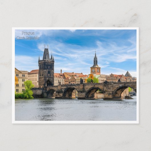 Carte Postale vintage prague République tchèque République tchèq (Devant)